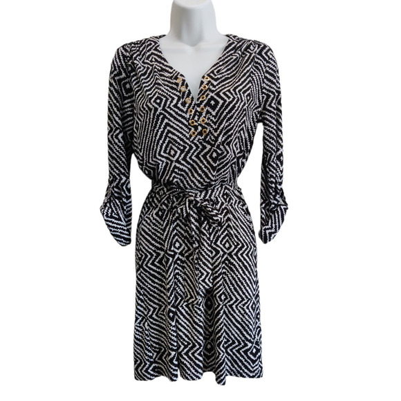 Michael Kors Black/White Dress #1220 - Picture 2 of 5